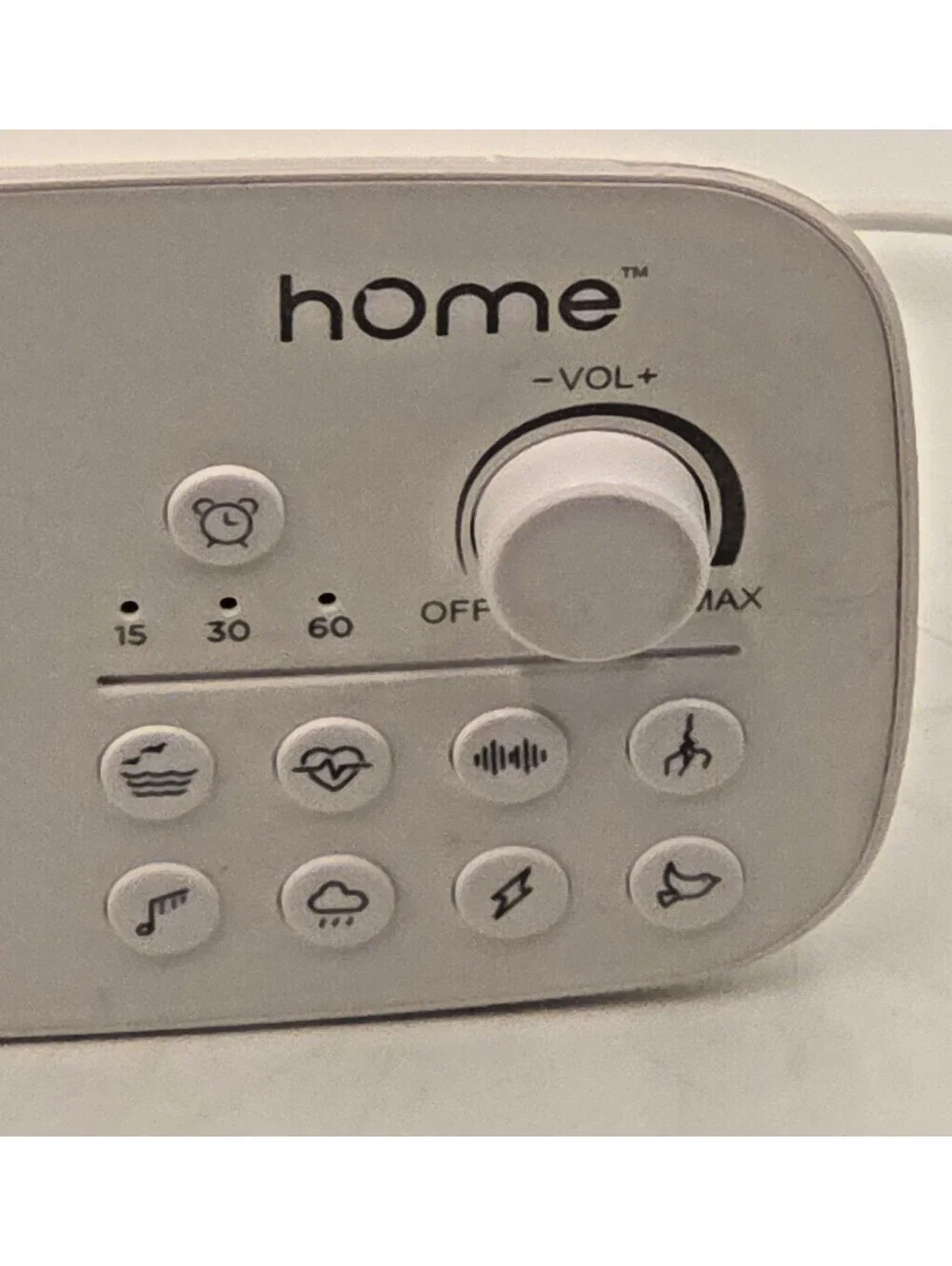 hOmeLabs White Noise Sound Machine 8 Sounds Sleep Timer Adapter Tested
